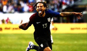 Jermaine Jones celebrando su gol. (@FutboIInter)