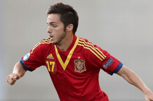 Sarabia con la Seleccion Sub-21 (Footballmanagerstory.com)