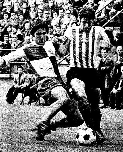 Paco Herrera en su etapa como jugador del C.E. Sabadell (Foto: yoentrenealcelta.blogspot.com)