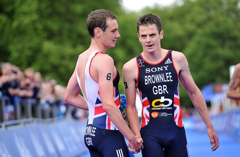 Los hermanos Brownlee. Fuente: triatlon.org