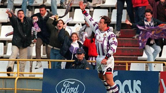 Alen Peternac, máximo goleador del Real Valladolid en Primera División (Foto: El Norte de Castilla)