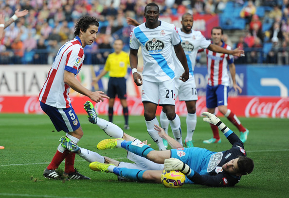 Partido frente al Atlético (Vía: www.zimbio.com)
