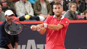 Klizan disputa un punto en el torneo de Hamburgo / Foto vía: atpworldtour.com