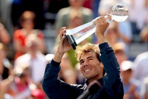 Rafael Nadal, campeón de la Rogers Cup en 2013 / Foto vía: bleacherreport.com