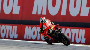 Giugliano terminó segundo en Laguna Seca. Foto: worldsbk.com