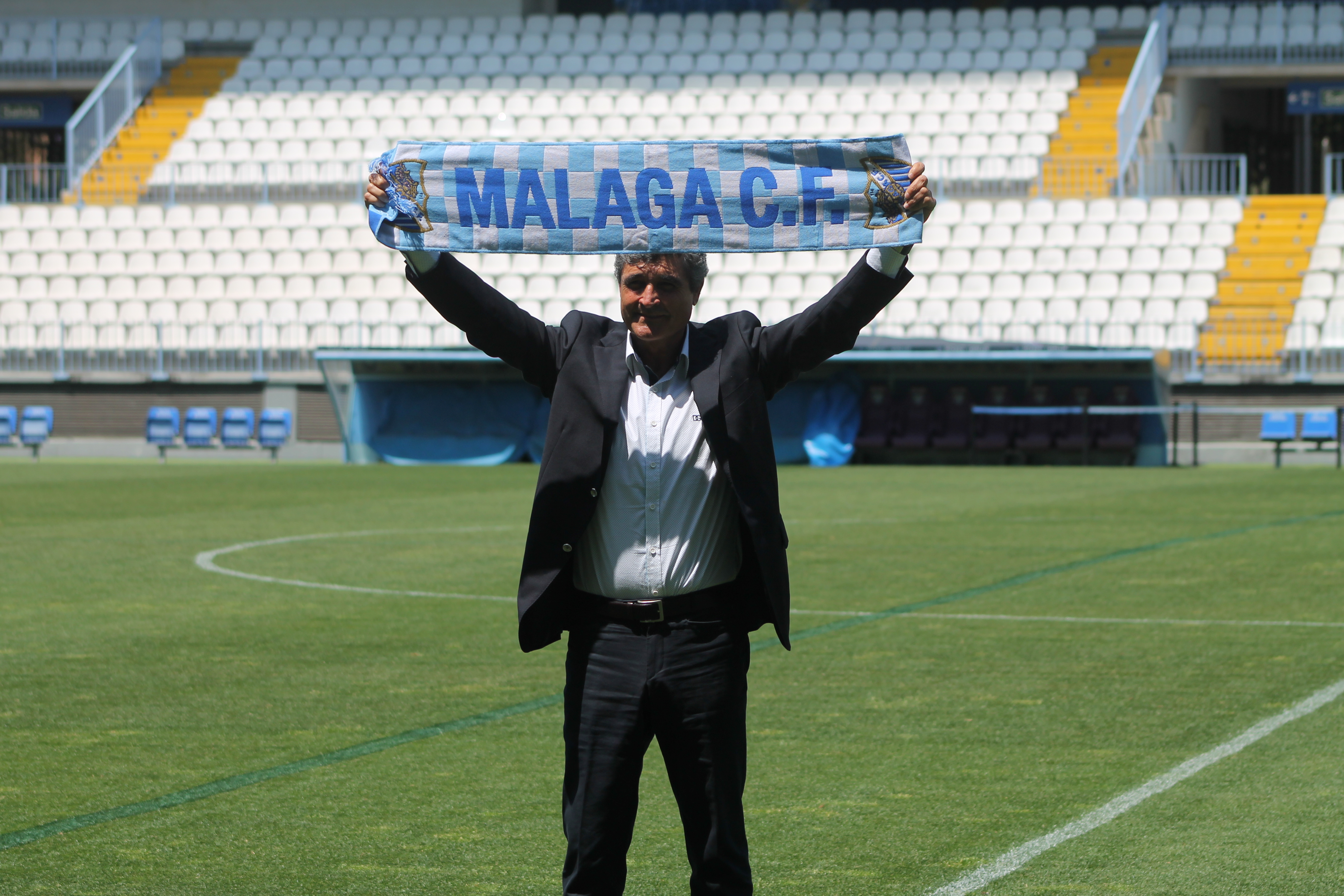 Presentación Juande en la Rosaleda. Foto: Sexto Anillo.