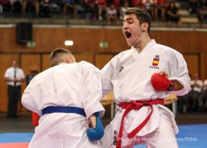Pablo Arenas. vía WUC Karate 2016