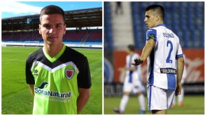 Ruiz de Galarreta y Bustinza con sus nuevas camisetas (solosoria.es / marca.com)