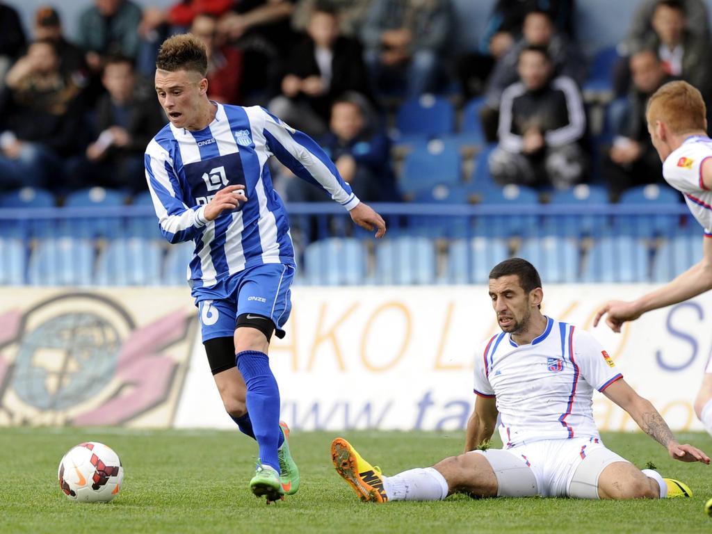 Drazic en su etapa en el OFK Belgrado.(Foto: www.livefutbol.com)