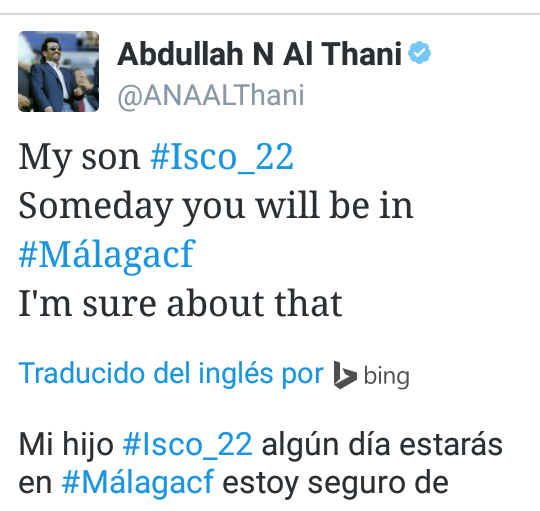 Twitter de Al Thani