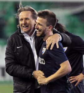 Schuster con Camacho: Foto Eldesmarque