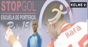 Cartel de la "Escuela de Porteros StopGol Rafa15"