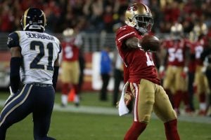 Jeremy Kerley se convirtió en un WR importante foto: http://www.49ers.com/