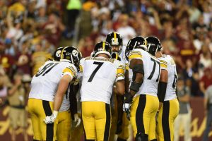 Huddle Steeleres vía steelers.com