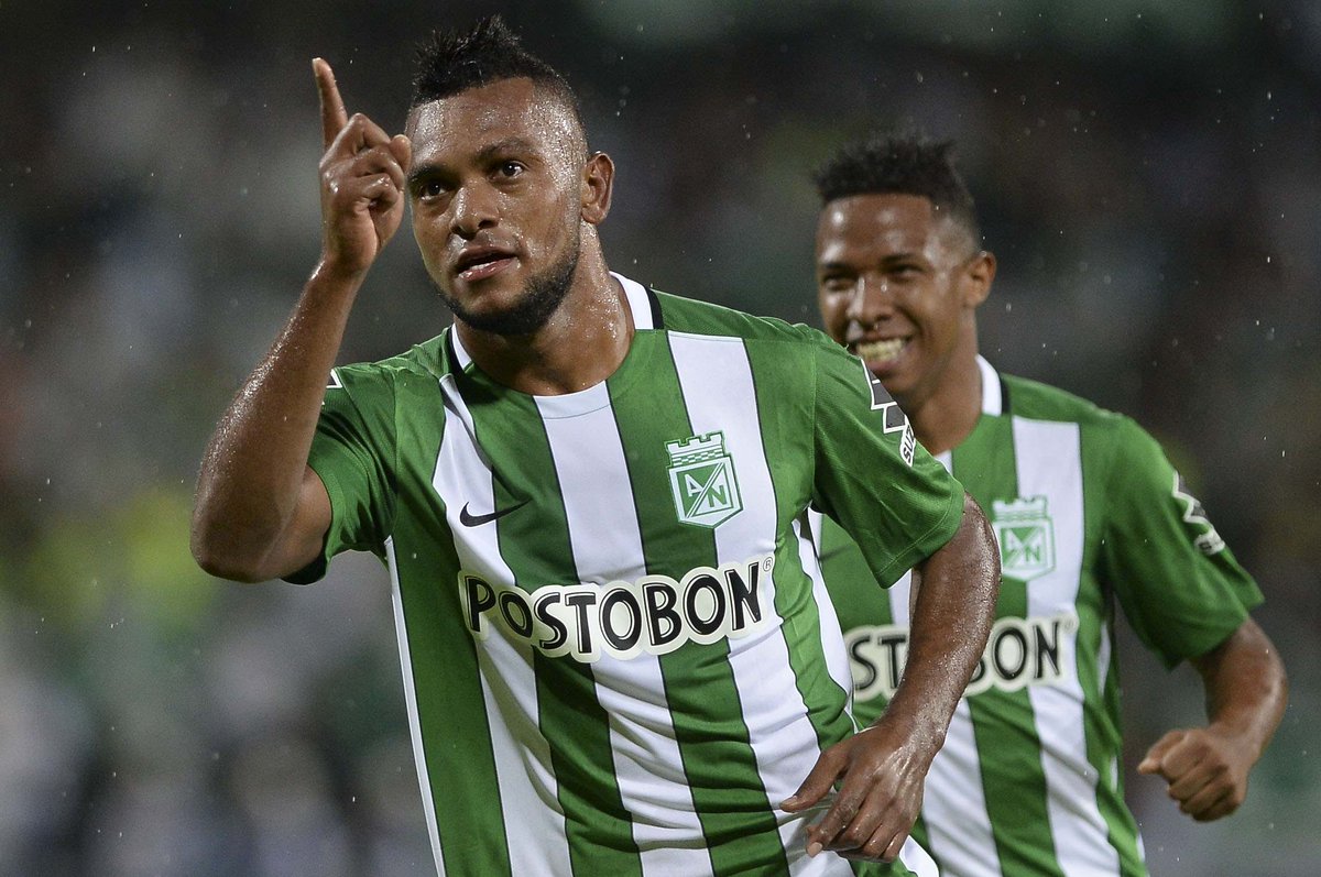 Miguel Borja anota su segundo gol de la noche (@Conmebol)