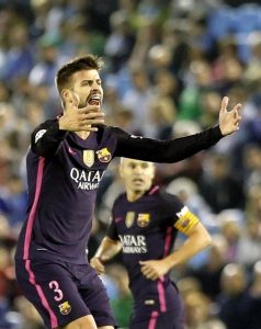 Piqué, autor de dos de los tres goles azulgranas (www.vigo.eldesmarque.com)
