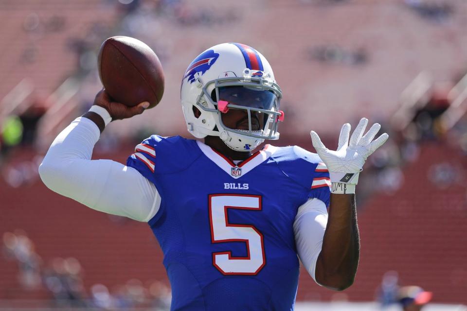 Tyrod Taylor lanzó 2 pases de TD foto:http://www.buffalobills.com/