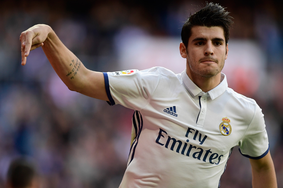 Celebración de Morata/ Fuente: Madrid-Barcelona.com