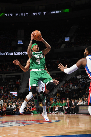 Isaiah Thomas fue un incordio constante para la defensa local.(Photo by Chris Schwegler/NBAE via Getty Images)