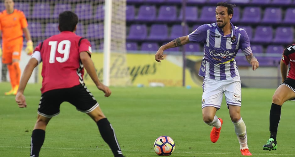 André Leao debe aportar solidez al centro del campo (Foto: realvalladolid.es)