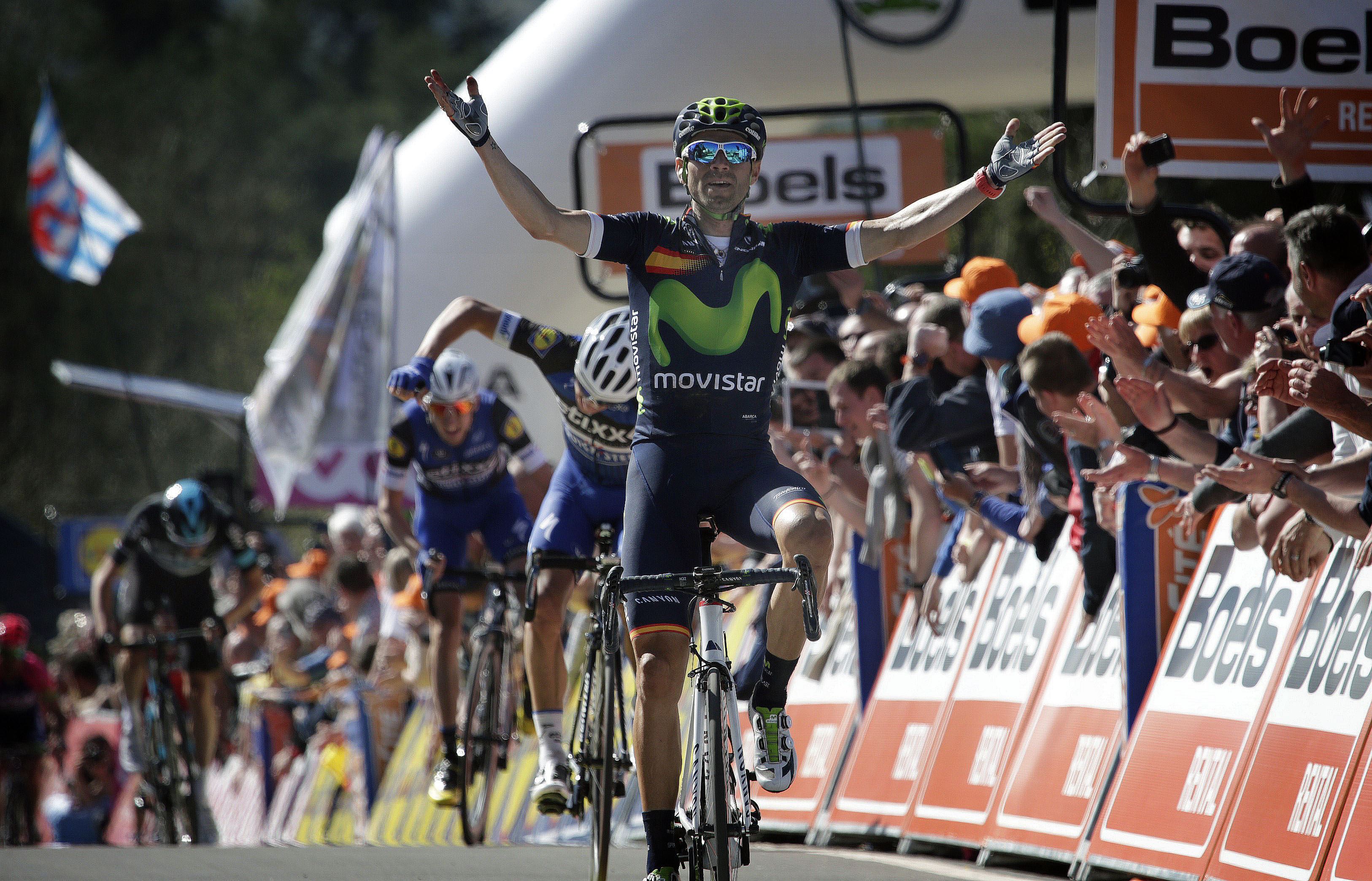 Valverde en su cita con la Flecha Valona. Photo Dion Kerckhoffs/BettiniPhoto©2016
