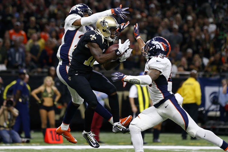 Cooks en el TD que puso el 23-23 en el marcador, vía cbsdenver.com