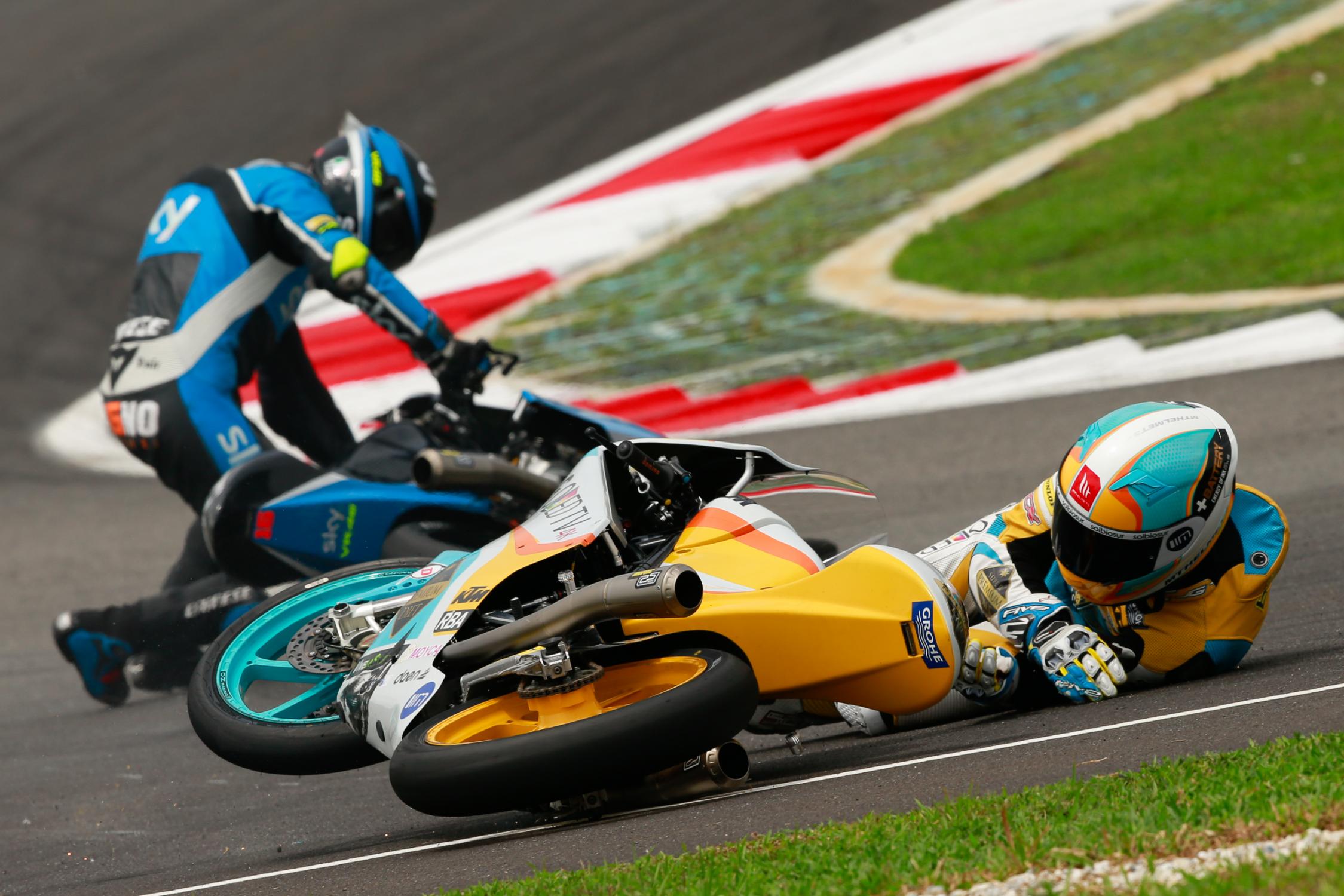 Caída Gabriel Rodrigo, Sepang 2016