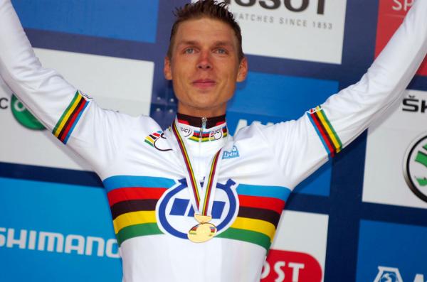 Tony Martin como campeón del mundo contrarreloj. Fuente: cyclingnews.com