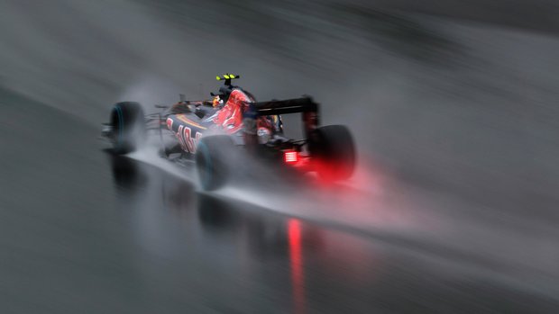 Carlos Sainz durante la carrera. fuente: Toro Rosso