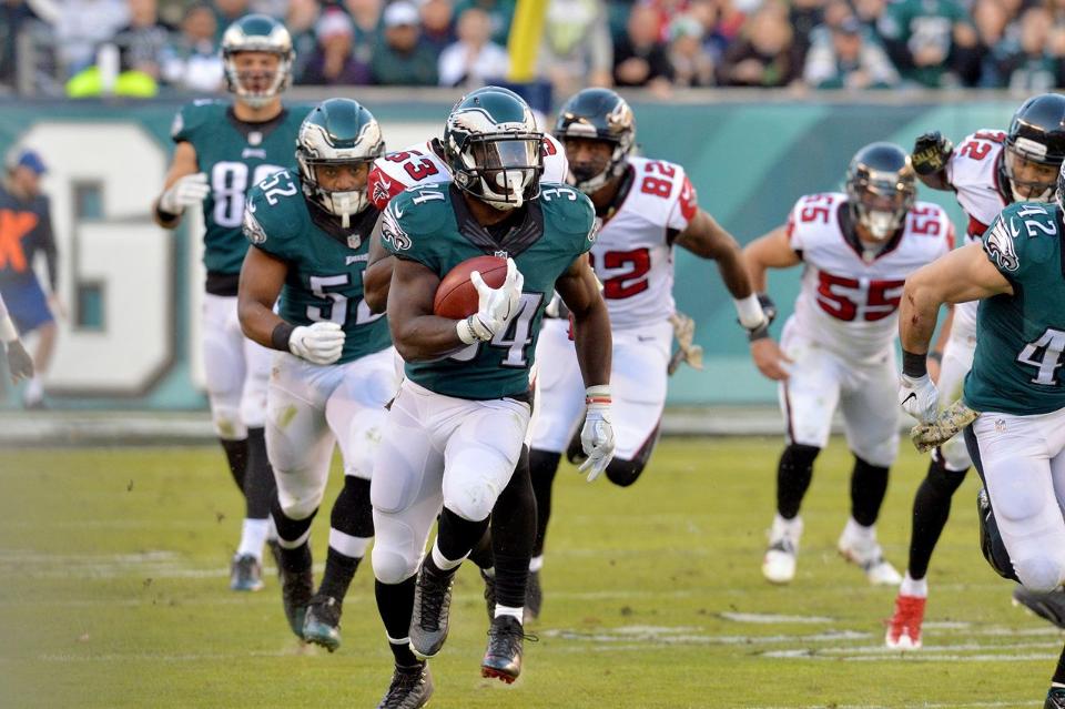 El RB, Ryan Mathews, de los Eagles, fue protagonista con 108 yardas de carrera y 2 touchdowns. Foto: www.philadelphiaeagles.com