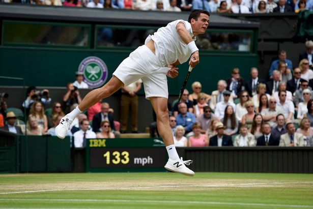 milos-raonic-v-roger-federer-wimbledon-mens-semi-final