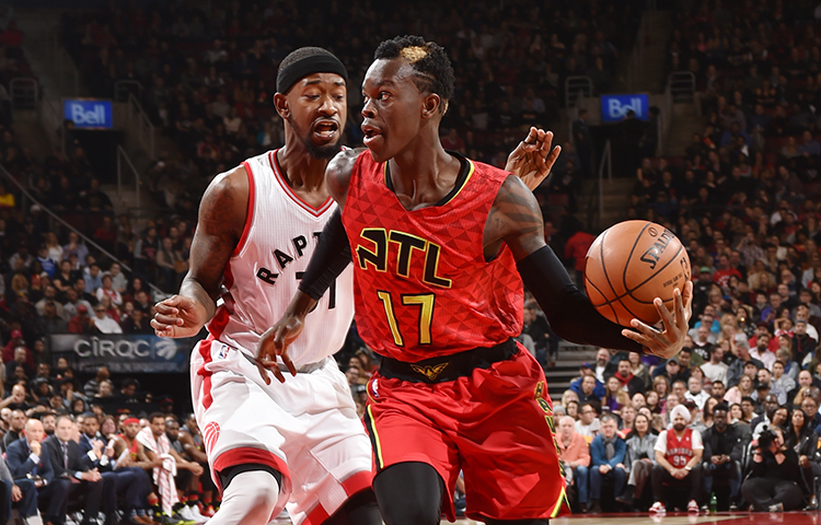 Schroder feu de los mejores en los Hawks.(Photo by Ron Turenne/NBAE via Getty Images)
