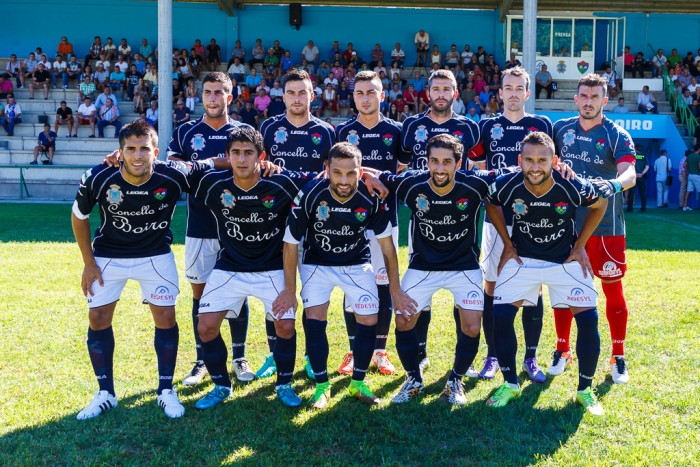 Once inicial del Boiro en un partido esta temporada