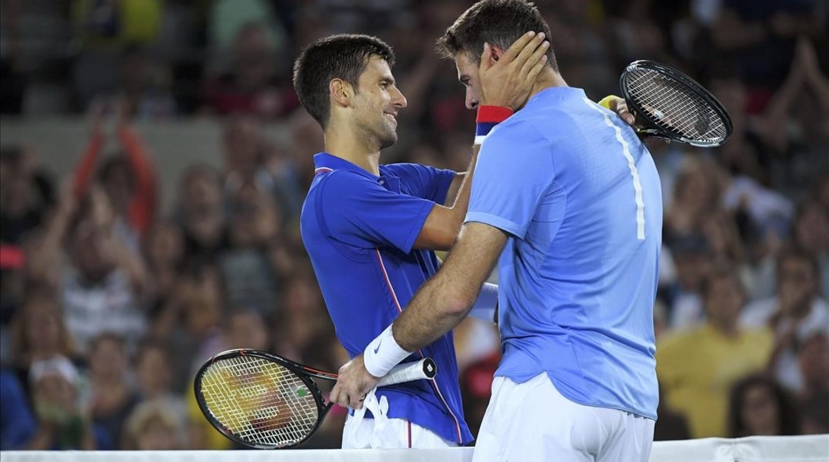 2016 Rio Olympics - Tennis - Preliminary - Men s Singles First Round - Olympic Tennis Centre - Rio de Janeiro  Brazil - 07 08 2016  Novak Djokovic  SRB  of Serbia reacts after losing his match against Juan Martin Del Potro  ARG  of Argentina  REUTERS Toby Melville FOR EDITORIAL USE ONLY  NOT FOR SALE FOR MARKETING OR ADVERTISING CAMPAIGNS