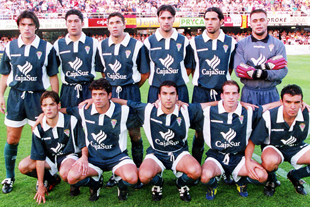 E:userspmerinoEscritorio30j0001.JPG - HOR - Formacion del Cordoba C.F. Equipo del ascenso en Cartagena. 30 de junio de 1999.  - CARTAGENA