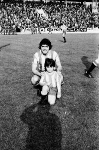 Paco Herrera en su etapa como jugador del Sporting (Foto: @Historia_RSG)