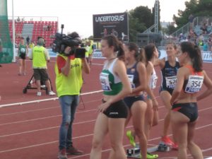 #campeonatodeespañaabsoluto #cristinalara del FFCB @crislaraperez bate el RC con una registro de 11,40 s