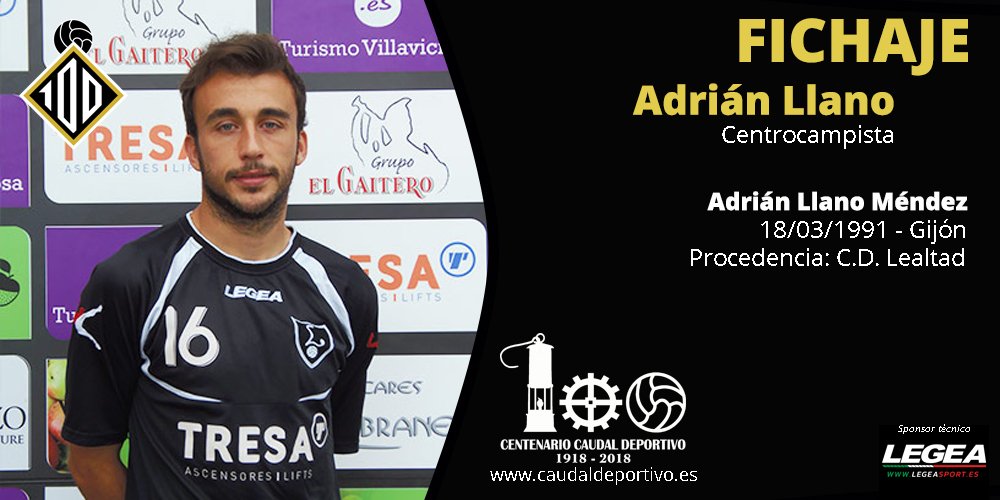 El fichaje de Adrián Llano es el tercer y último realizado por el Caudal hasta la fecha.