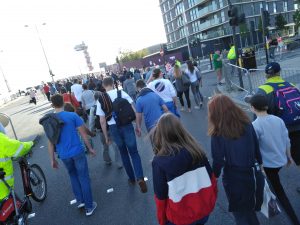 #london2017 #pasionporcompetir #london2017MR #rfea Llegada guiada y amenizada al Estadio Olímpico 'Queen Elizabeth Olympic Park'