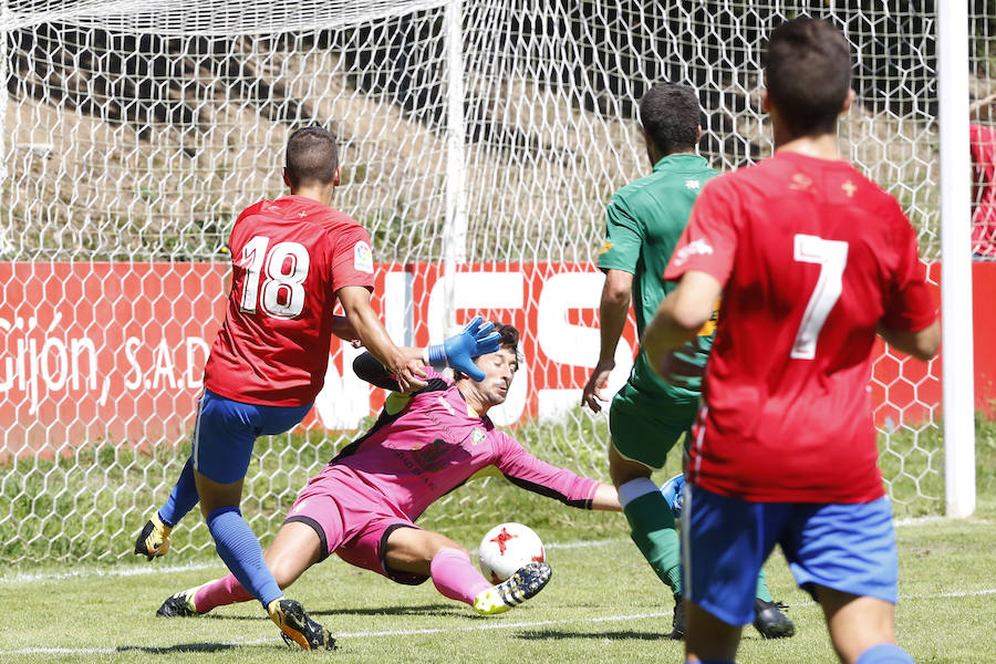 Bertín (con el '18') logró el gol del triunfo del filial ante el Gernika (Foto: El Comercio)