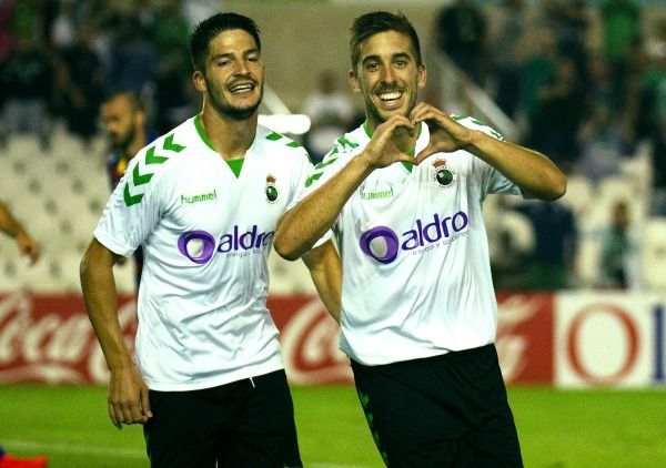 Héber Pena fue el mejor jugador racinguista en Miramar (Foto: Ferrol 360)