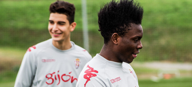 Rachid y Dani Ndi son dos jugadores que saldrán del Sporting antes del cierre del mercado (Foto: Golaverage)
