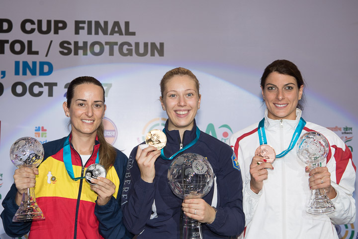 ISSF World Cup Final Rifle/Pistol/Shotgun 2017 - New Delhi, IND - Final Trap Women