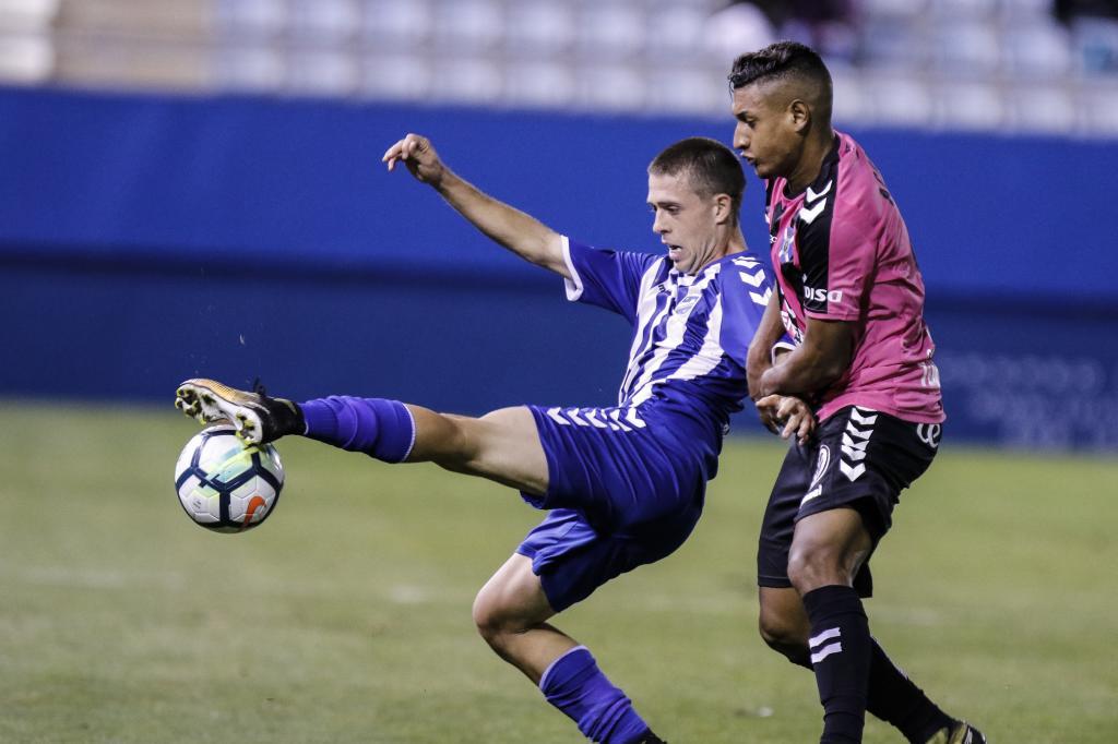 Alberto Noguera fue uno de los jugadores más destacados del primer tiempo. Fuente: Marca