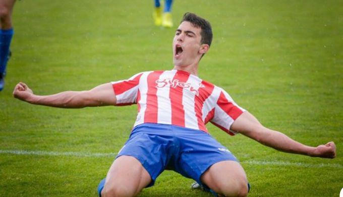 Claudio, celebrando un gol la pasada temporada, fue el autor del gol del triunfo.