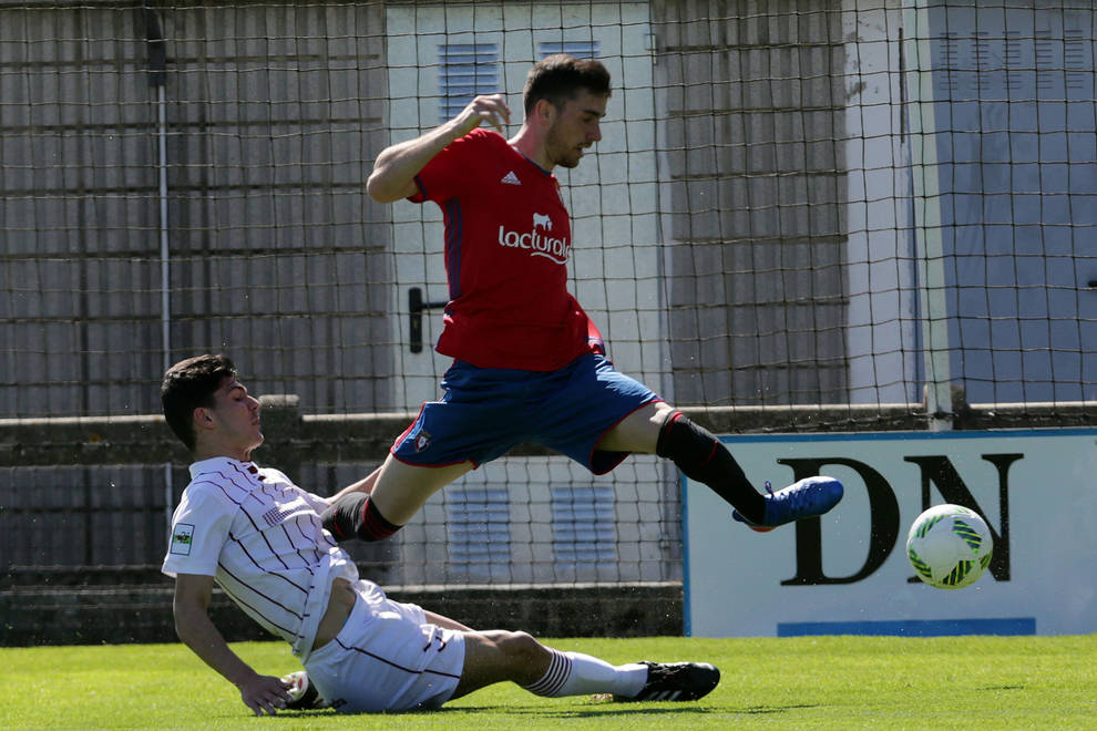 Kike Barja será la principal amenaza del Promesas en el duelo de filiales (Foto: Diario de Navarra)