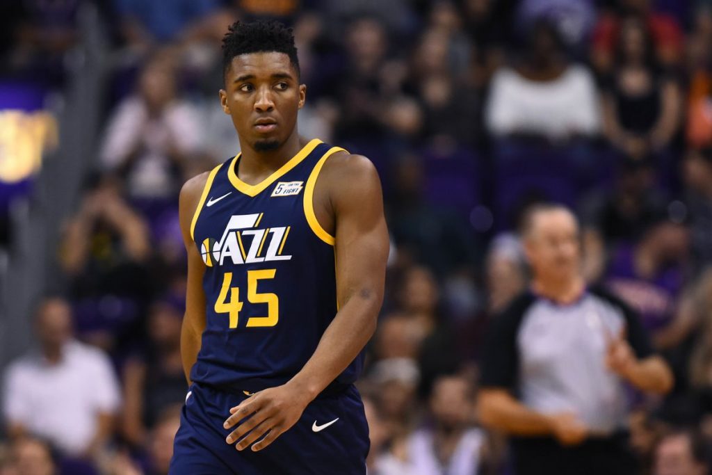 Donovan Mitchell fue el mejor de su equipo con 17 puntos (Foto vía: USA Today sports).