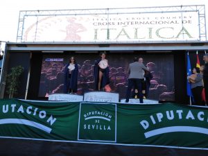 XXXVI #crossinternacionalitalica Santiponce, Sevilla #cross Podium Femenino Sub18 #atletismo