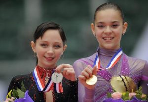 Elizaveta Tuktamysheva y Adelina Sotnikova Elizaveta Tuktamysheva y Adelina Sotnikova