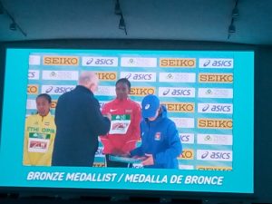 Premiaciones en escenario espectacular #marathon #valencia2018